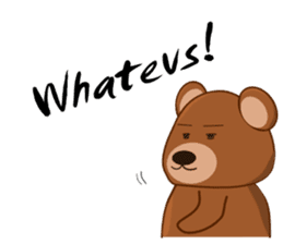 Oh my gah! "MOTE-KUMA" sticker #5684350