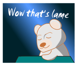 Oh my gah! "MOTE-KUMA" sticker #5684354