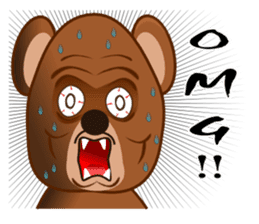 Oh my gah! "MOTE-KUMA" sticker #5684355