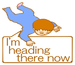 A baby sends a message! (English Ver.) sticker #5684725