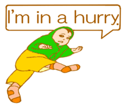 A baby sends a message! (English Ver.) sticker #5684730