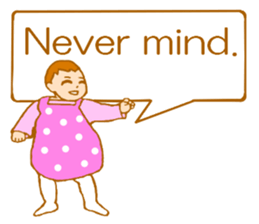 A baby sends a message! (English Ver.) sticker #5684735
