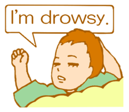 A baby sends a message! (English Ver.) sticker #5684747