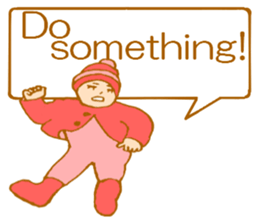 A baby sends a message! (English Ver.) sticker #5684752