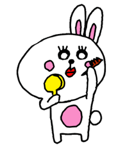 Daily life of the funny rabbit sticker #5684996