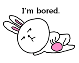 Daily life of the funny rabbit sticker #5684997