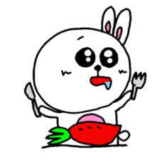 Daily life of the funny rabbit sticker #5685000