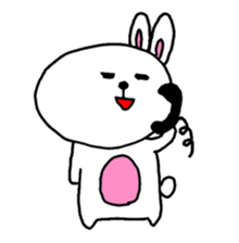 Daily life of the funny rabbit sticker #5685001