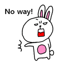 Daily life of the funny rabbit sticker #5685011