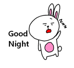 Daily life of the funny rabbit sticker #5685023