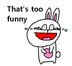 Daily life of the funny rabbit sticker #5685026