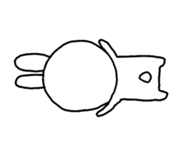 Daily life of the funny rabbit sticker #5685029