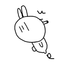 Daily life of the funny rabbit sticker #5685031