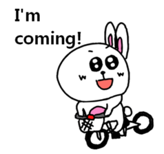 Daily life of the funny rabbit sticker #5685034