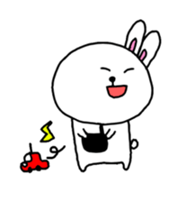 Daily life of the funny rabbit sticker #5685035