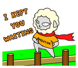 Mouton (Eng) sticker #5685079