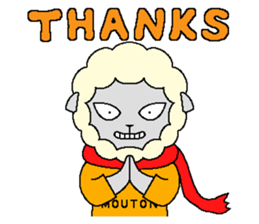 Mouton (Eng) sticker #5685080