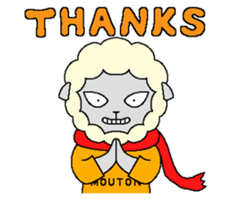 Mouton (Eng) sticker #5685080