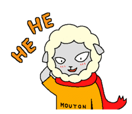 Mouton (Eng) sticker #5685081