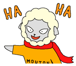 Mouton (Eng) sticker #5685086