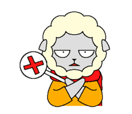 Mouton (Eng) sticker #5685089