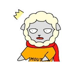 Mouton (Eng) sticker #5685090