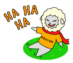 Mouton (Eng) sticker #5685107