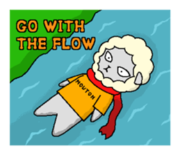 Mouton (Eng) sticker #5685111