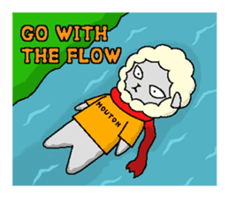 Mouton (Eng) sticker #5685111