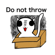 Everyday of cute cat. sticker #5685236