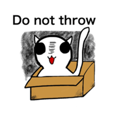 Everyday of cute cat. sticker #5685236