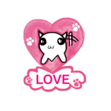 Everyday of cute cat. sticker #5685237