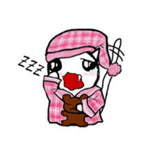 Everyday of cute cat. sticker #5685243