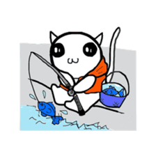 Everyday of cute cat. sticker #5685246