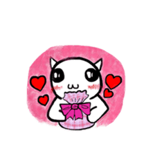 Everyday of cute cat. sticker #5685248