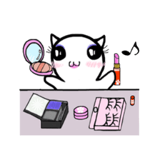 Everyday of cute cat. sticker #5685249