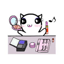Everyday of cute cat. sticker #5685249