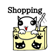 Everyday of cute cat. sticker #5685251