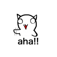 Everyday of cute cat. sticker #5685253