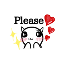 Everyday of cute cat. sticker #5685256