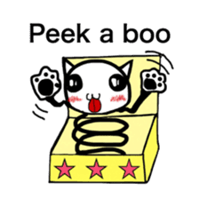 Everyday of cute cat. sticker #5685258