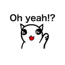 Everyday of cute cat. sticker #5685259