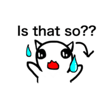 Everyday of cute cat. sticker #5685260