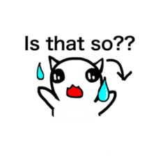 Everyday of cute cat. sticker #5685260