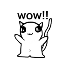 Everyday of cute cat. sticker #5685261