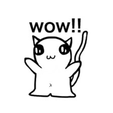 Everyday of cute cat. sticker #5685261