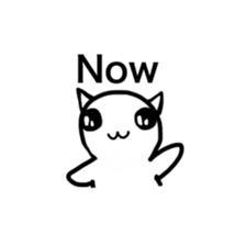 Everyday of cute cat. sticker #5685262