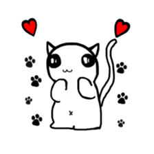 Everyday of cute cat. sticker #5685269