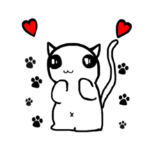 Everyday of cute cat. sticker #5685269