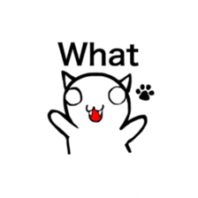 Everyday of cute cat. sticker #5685273